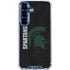 Michigan State University Bold Spartans Logo Galaxy S25 Clear Case